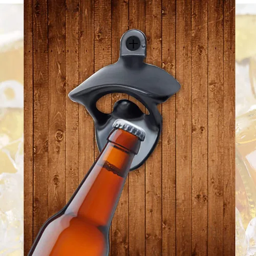Miniatura 4 de RONYOUNG Abrebotellas montado en la pared, 12 piezas, abrebotellas de cerveza vintage, adecuado para bares, hoteles KTV, hogares