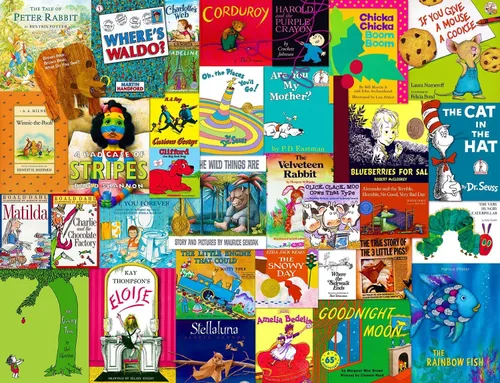Rompecabezas Springbok de 1000 piezas "Historias de la Infancia" para adultos y niños, con portadas de libros de algunas de tus tiendas favoritas de