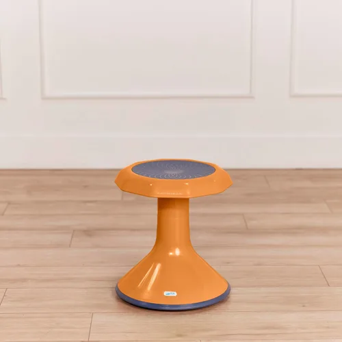 Miniatura 9 de ECR4Kids - Taburete oscilante activo ACE para niños y adultos, aula flexible y asientos en el hogar Naranja