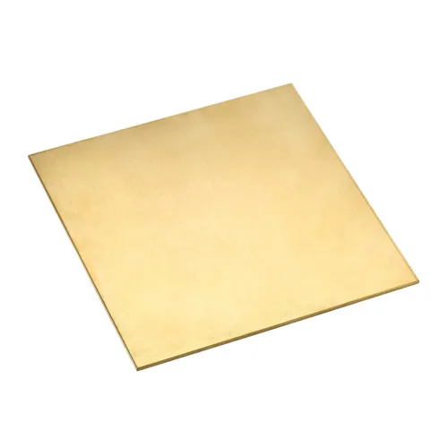 METALLIXITY Hoja de latón (3.937 in x 3.937 in x 0.020 in), 1 unidad, placas de láminas de metal - para salpicaduras de cocina en el hogar, proyecto