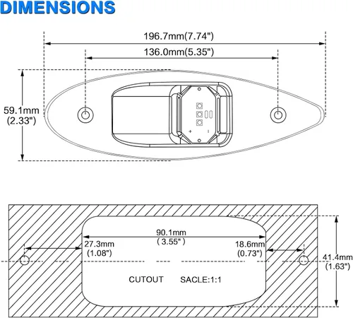 Miniatura 7 de Luces LED de navegación para barco de 12 V, tipo lágrima, para proa, impermeables, con carcasa de acero inoxidable, para barco, yate, señalización