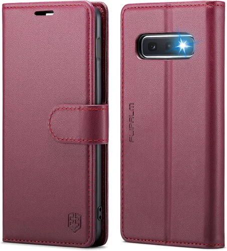 Miniatura 7 de FLIPALM Funda tipo cartera para Samsung Galaxy S10e de 5.8 pulgadas (no S10 6.2 pulgadas), con bloqueo RFID, tarjetero de crédito con bloqueo RFID
