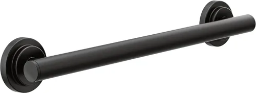Moen Barra de Agarre de Baño de 18 Pulgadas de Acero Inoxidable Moderna para Discapacitados o Ancianos, YG0718BL Mate negro