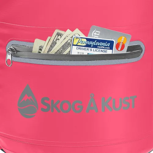 Miniatura 3 de Skog Å Kust DrySak - Bolsa impermeable con tapa enrollable para viajes y al aire libre - tamaños de 5, 10 y 20 litros Rosa