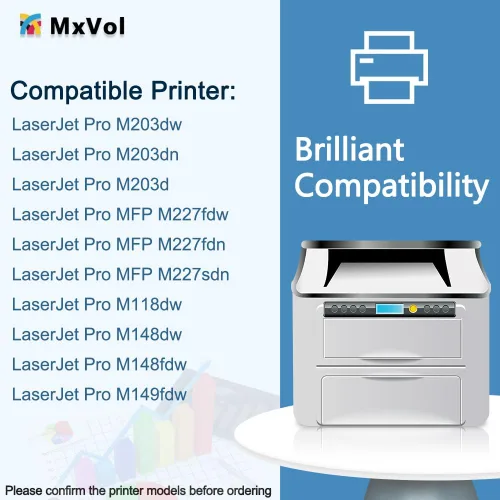 Miniatura 2 de Reemplazo del tambor de imagen CF232A 32A para unidad de tambor HP 32A CF232A de alto rendimiento, paquete de 2 unidades para impresora HP LaserJet