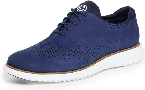 Cole Haan 2.Zerogrand - Zapatos tipo Oxford para hombre, diseño con punta vega cortada con láser