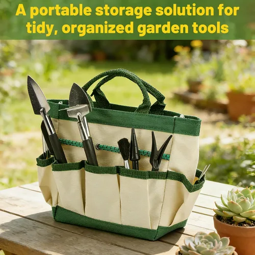 Miniatura 3 de Juego de 44 piezas de herramientas para plantas suculentas - Estera de re-plantación para interior de 39.4" y bolsa de 19 piezas de mini
