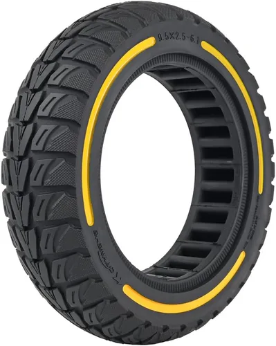Miniatura 14 de Reemplazo de neumático sólido todoterreno de 9.5 x 2.5-6.1 para NIU KQi3 Pro/Max/Sport Scooter - Sin pinchazos, mantenimiento sin complicaciones
