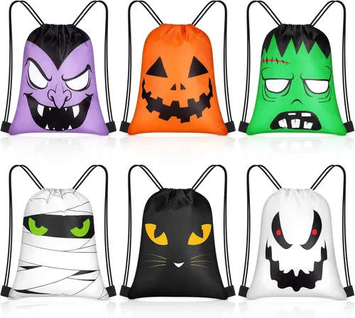 Miniatura 15 de Censen 24 piezas de bolsas con cordón, conjunto a granel, 12 x 10 pulgadas, bolsas de regalo con temática de princesa y príncipe, bolsas de regalo