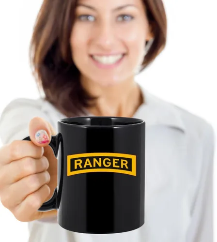 Miniatura 4 de Army Ranger Taza de café - Ranger Tab - Negro/Blanco/11oz/15oz