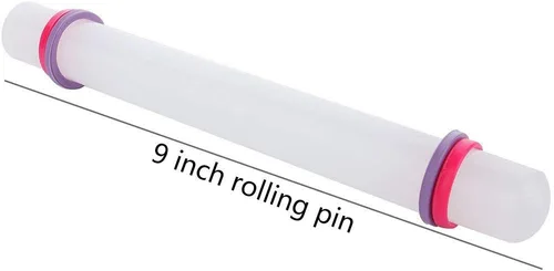 Miniatura 4 de ScivoKaval Malvavisco Fondant - Herramienta de mano para decoración de pasteles, 12 piezas, 5 juegos de pasta de goma Sugarcraft, glaseado, cortador