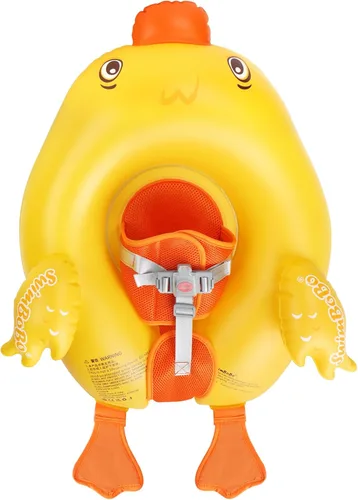 Miniatura 5 de Flotador de natación para bebé, anillo de natación inflable para niños, con soporte de seguridad, accesorios de piscina inferior