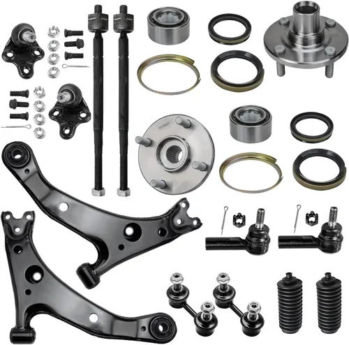 Miniatura 85 de Detroit Axle - Kit de nudillos de dirección delantera izquierda para Ford Edge Lincoln MKX 07-10, cojinete de rueda del lado del conductor, nudillo