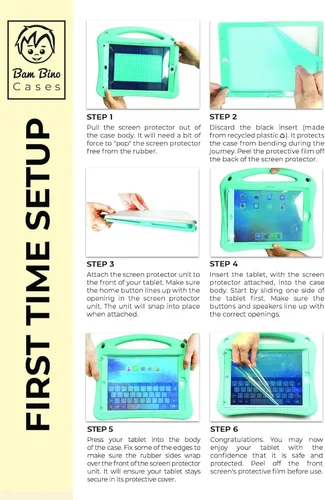 Miniatura 9 de Bam Bino Space Suit Kids - Funda para iPad Pro de 12.9 pulgadas, modelos de 3ª/4ª/5ª/6ª generación (2018-2022)