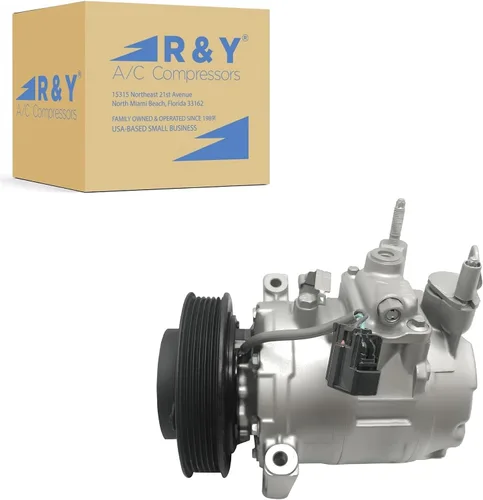 Compresor de CA RYC y embrague de A/C IG398 (se adapta a Buick Lucerne 3.8L 2006, 2007, 2008)