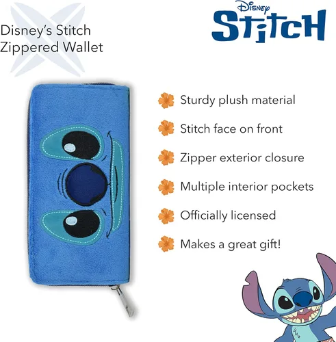 Miniatura 6 de Disney Lilo and Stitch Wallet with Zipper Zip Around Wallet Clutch