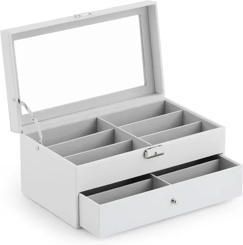 Miniatura 24 de Caja para anteojos de Co-z, organizador de anteojos, caja de almacenamiento con visualización