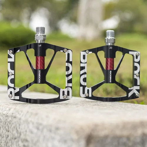 Miniatura 6 de ROCKBROS Pedales de bicicleta de montaña Pedales MTB CNC antideslizante ligero aleación de aluminio Pedales de bicicleta rodamientos sellados