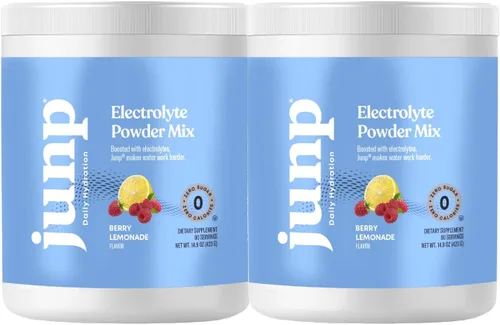 Miniatura 21 de JUNP Polvo de electrolitos sin azúcar ni carbohidratos – Mezcla de bebida de electrolitos Keto de uva madura en vid - Polvo de electrolitos