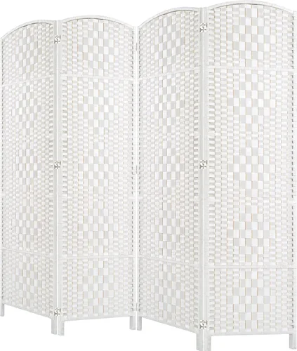 Miniatura 38 de HALLYBEE Separador de habitaciones, separadores de habitaciones y pantallas de privacidad plegables, pantalla de privacidad de 16 pulgadas, 3