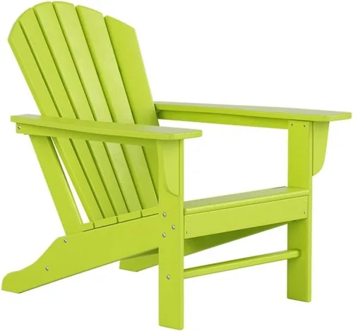 Miniatura 23 de Costaelm Sillas para hoguera, silla al aire libre HDPE silla Adirondack, moderna silla de porche de patio, porche delantero patio trasero, sillas