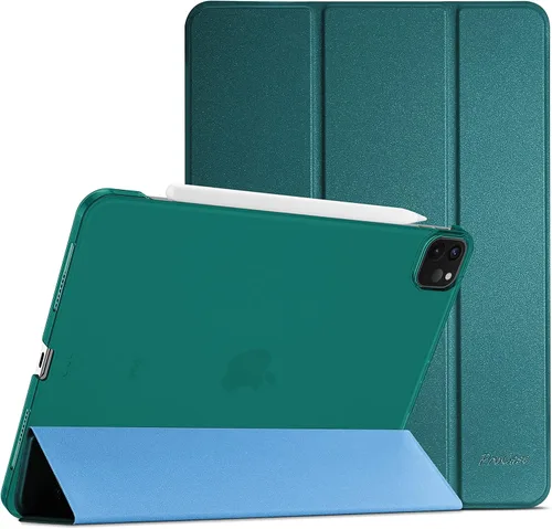 Miniatura 21 de ProCase Funda inteligente para iPad Pro de 12.9 2022/2021/2020/2018, carcasa rígida con soporte delgado para iPad Pro de 12.9 pulgadas, 6ª Celeste