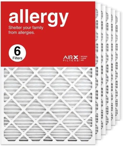 Miniatura 9 de AIRx Filters Filtro MERV 11 para horno de aire 10 x 30 x 1 para alergias, polvo y caspa de mascotas (paquete de 6), filtro de repuesto plisado