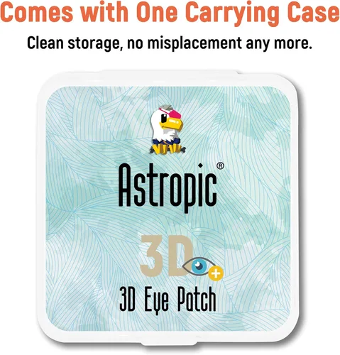 Miniatura 6 de Astropic Parche de algodón 3D y seda para niños Parche de ojos para niños para gafas Parche médico para niños con ojo perezoso