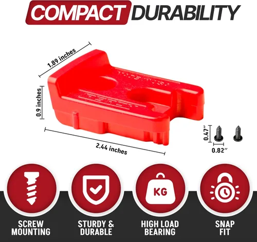 Miniatura 2 de Paquete de 3 portaherramientas para herramientas inalámbricas Milwaukee M18/18v – Organizador de herramientas de ajuste a presión para soporte