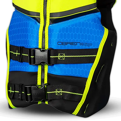 Miniatura 4 de O'Brien V-Back Neoprene Life Jacket USCG Approved Child, Youth and Teen for Lake, River, PWC, Wakeboard Lima