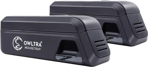 Miniatura 9 de OWLTRA Trampa para ratas de plástico extra grande para interiores y exteriores, 2 unidades, trampa instantánea para matar roedores con entrada
