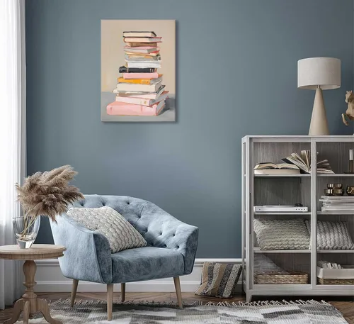 Miniatura 2 de Libros de arte de pared, pinturas estéticas, amantes de la lectura, decoración de pared, carteles educativos inspiradores, impresiones