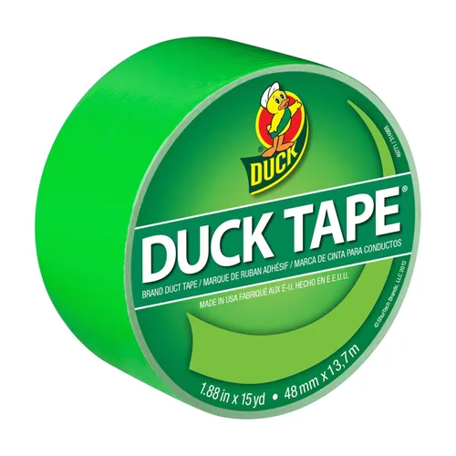 Miniatura 12 de Cinta adhesiva Duck Brand Duck de color, 4,78 cm x 13,7 m, 6 rollos, naranja neón (1265019_C)