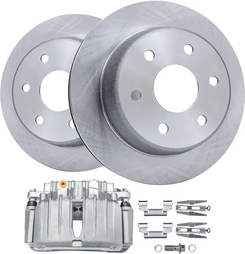 Miniatura 60 de Detroit Axle - Kit de freno delantero para Volkswagen Golf Jetta City Beetle Rotores de freno de disco de repuesto pastillas de freno de cerámica