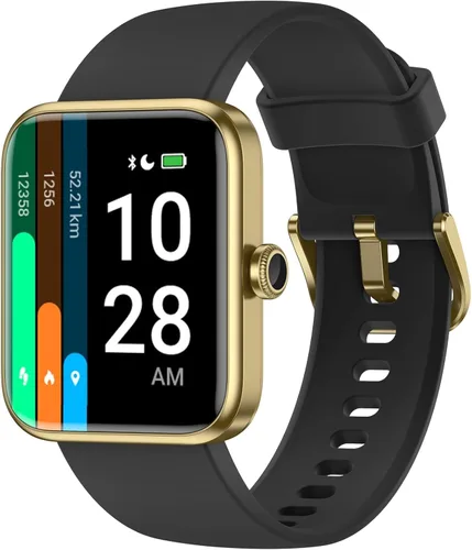 Miniatura 9 de LIVIKEY Reloj inteligente, rastreador de actividad física con monitor de frecuencia cardíaca, oxígeno en sangre, seguimiento del sueño, reloj