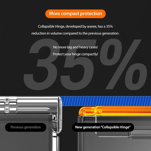 Miniatura 6 de araree Nukin 360 P - Funda para Samsung Galaxy Z Fold 5 con ranura para S Pen y protección de bisagra, cubierta protectora ligera de policarbonato