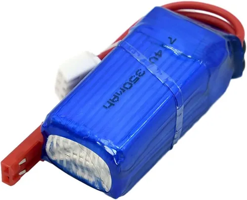 Miniatura 7 de 2 unids 7.4 V 2S 350 mAh 20C LiPo batería JST enchufe para RC modelo micro avión helicóptero Quadcopter Drone