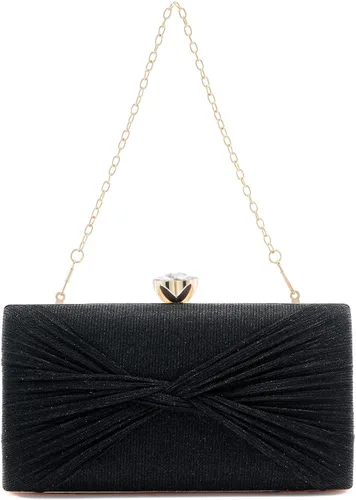 Miniatura 3 de YAPAIOU Bolso de mano de noche brillante para mujer, bolso de mano con purpurina de diamantes de imitación, bolso de boda, bolso de cóctel y fiesta