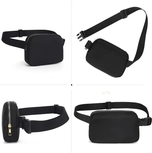 Miniatura 7 de Riñonera unisex a la moda para mujer, con correa ajustable, para correr, senderismo, ciclismo, viajes, Beige