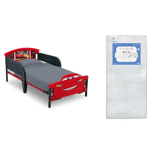Miniatura 5 de Delta Children - Cama infantil de niños pequeños con cabecero 3D, modelo Minnie Mouse de Disney