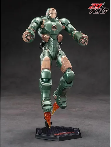 Miniatura 3 de ZD Toys Anniversary Series - Figura de acción de coleccionista de Iron Hero MK37 a escala 1/10