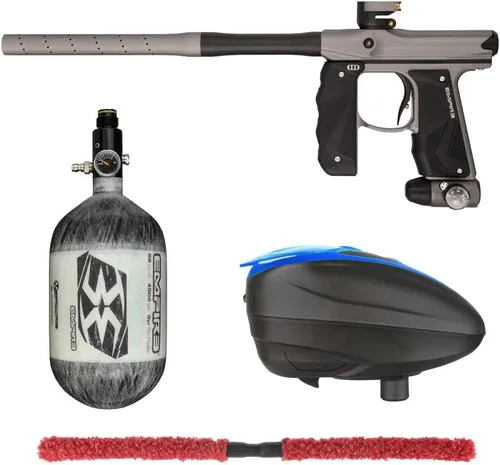 Miniatura 29 de Action Village Empire Mini GS TP Contender Kit de pistola de paintball con tanque 68/4500 Negro Polvo/Negro Polvo