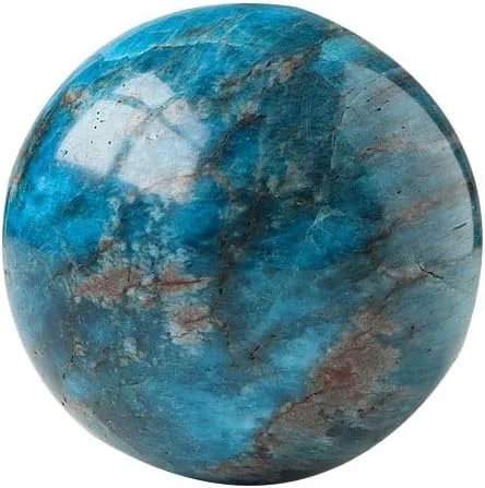 Miniatura 20 de Figura de esfera de adivinación de cuarzo curativo con bola de jaspe de sangre de dragón natural, con soporte de madera, 1.96 pulgadas