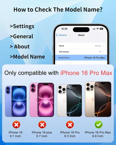 Miniatura 2 de Paquete de 4 protectores de pantalla de privacidad para iPhone 16 Pro Max de 6.9 pulgadas, vidrio templado para iPhone 16 ProMax, marco de luz