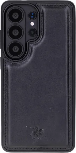 Miniatura 142 de Venito Lucca - Funda de piel compatible con Samsung Galaxy Note 10 (6,3 pulgadas), extra segura, con cubierta trasera acolchada, cocodrilo negro