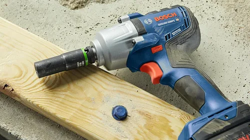 Miniatura 13 de BOSCH GDS18V-330PCN Llave de impacto de 18 V sin escobillas de 1/2 pulgada de par medio con retención de pasador (herramienta desnuda)