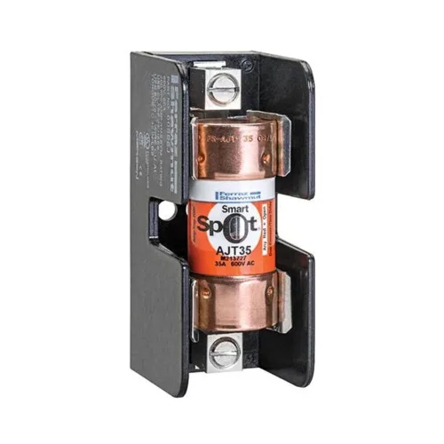Miniatura 3 de Mersen AJT Amp-Trap 2000 SmartSpot Time-Delay/Class J Fusible con máxima protección de circuito, 600 VAC/500 VCC, 200 kA AC/100 kA DC, 40 amperios