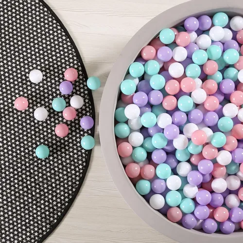 Miniatura 8 de GOGOSO Bolas para corral de bolas para niños pequeños sin ftalatos, sin BPA, no tóxicas, a prueba de aplastamiento, de plástico suave, bolas