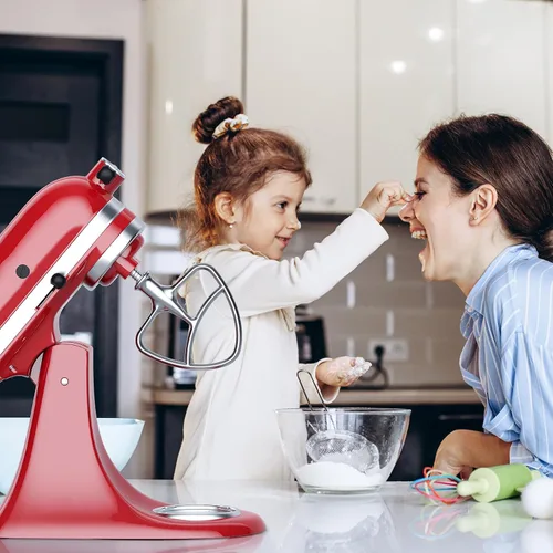 Miniatura 7 de Accesorio de Paleta de Acero Inoxidable para Batidora de Pie KitchenAid, Compatible con Tazones de Batidora de Pie Inclinable de 4.5-5 Cuartos