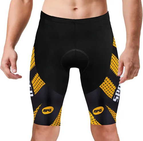 Miniatura 8 de sponeed Pantalones cortos de ciclismo para hombre, pantalones acolchados para ciclismo, ropa de ciclismo